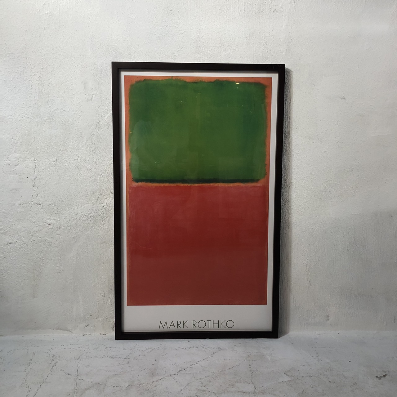 Mark Rothko Green Red on Orange